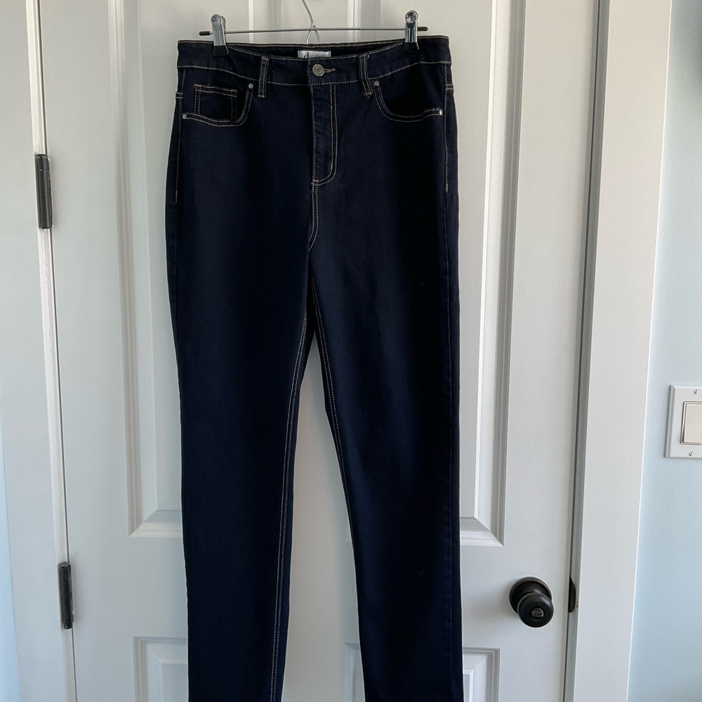 Dark Blue High Rise Women Jeans By d&co. Denim + Company